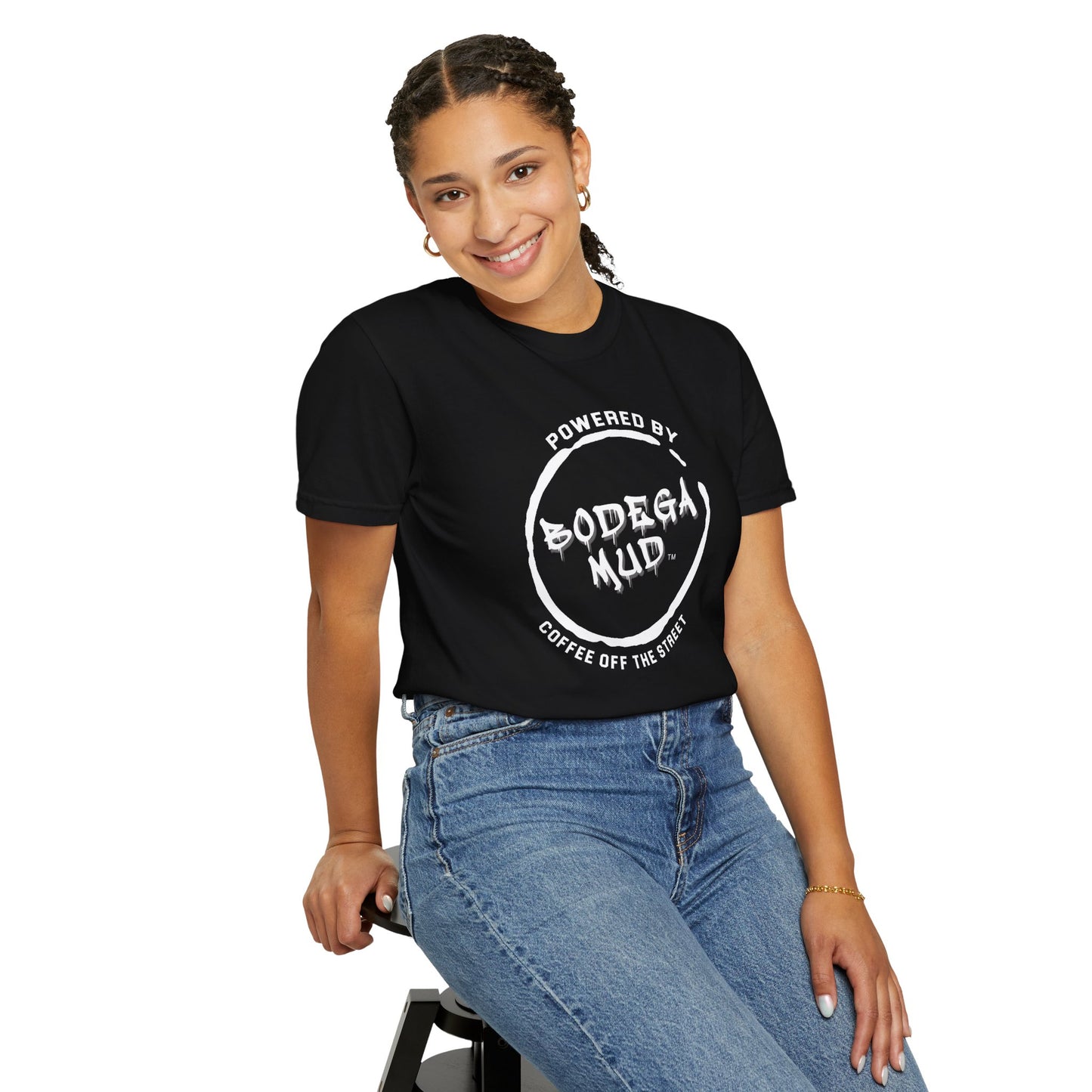 Bodega Mud "Coffee Off the Street" - Unisex Garment-Dyed T-Shirt