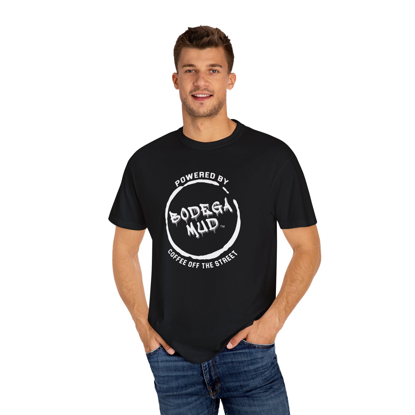 Bodega Mud "Coffee Off the Street" - Unisex Garment-Dyed T-Shirt